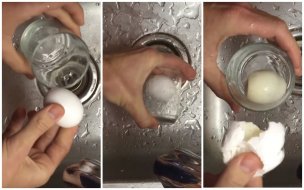 Пора забыть о скорлупе под ногтями: Секретный способ очистки нескольких яиц за пару минут