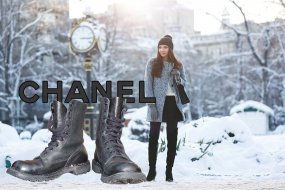 Ботинки с потайными ледоступами «под Chanel» - тренд 2021 года?