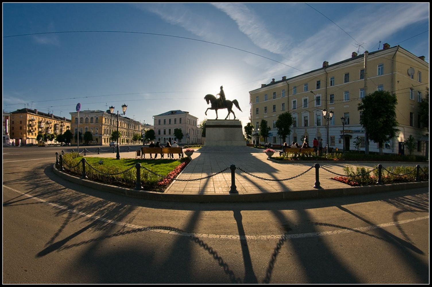 Время в твери. Советская площадь Тверь. Тверская площадь город Тверь. Площадь Михаила Тверского Тверь. Тверь исторический центр.