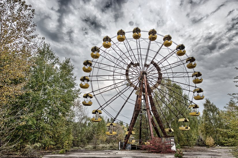 Фотографии колеса обозрения в чернобыле