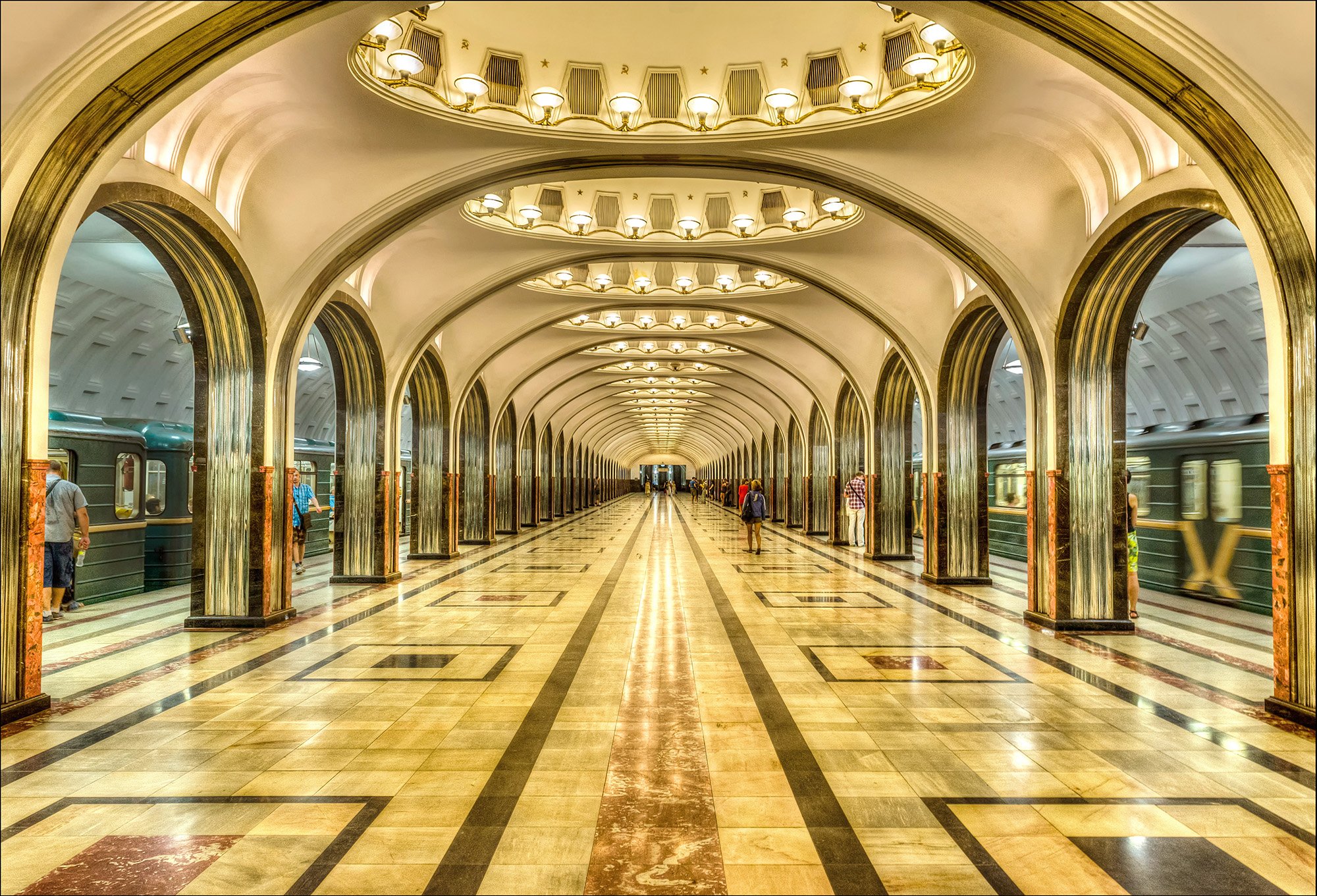 Красивые фото метро москвы