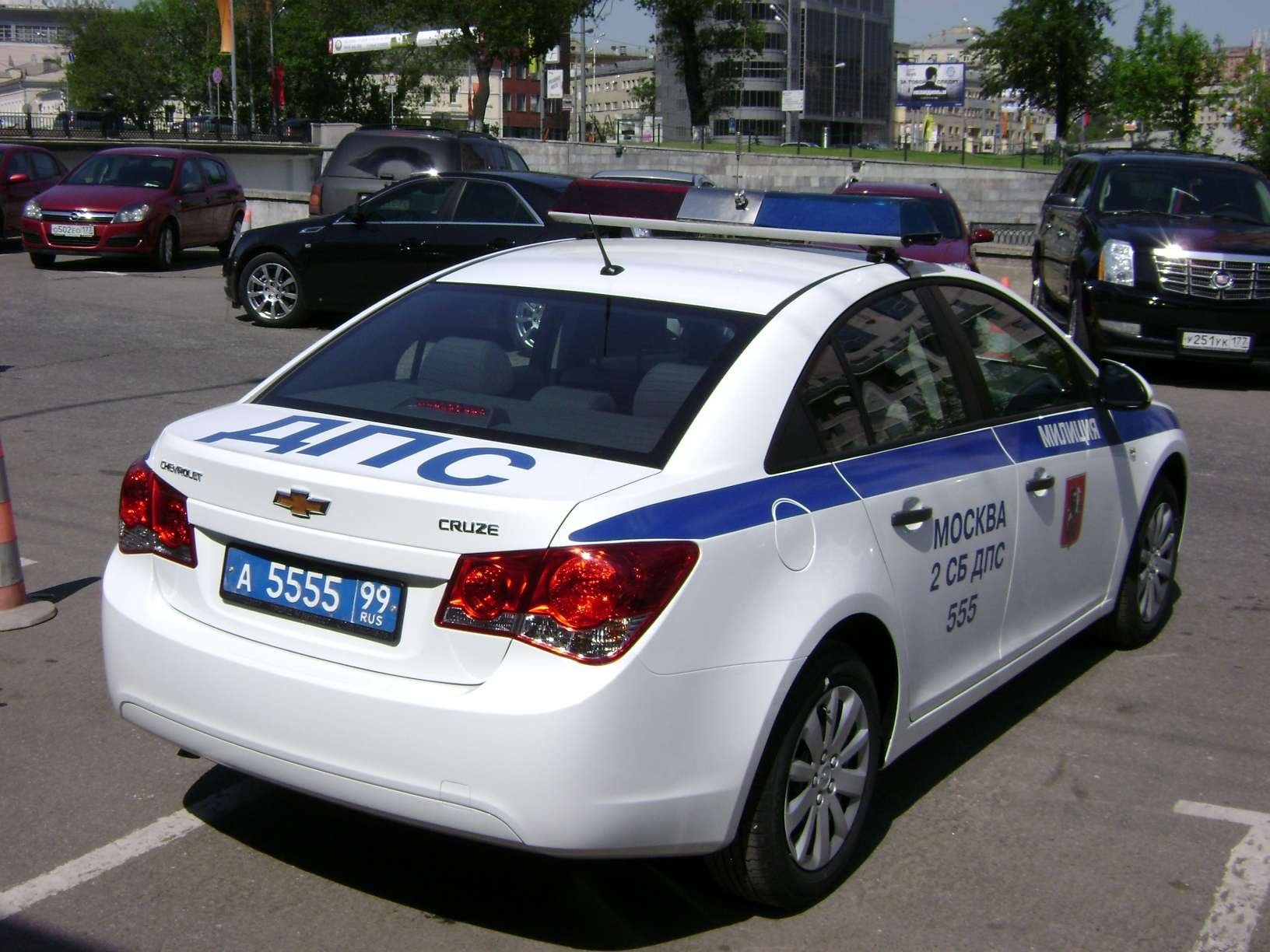 Шевроле Круз полиция