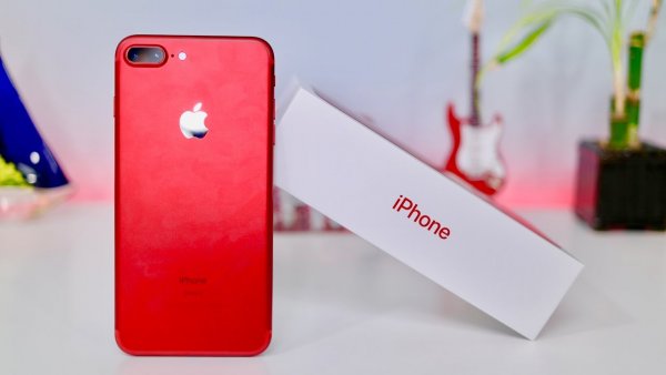 Iphone 8 red обои