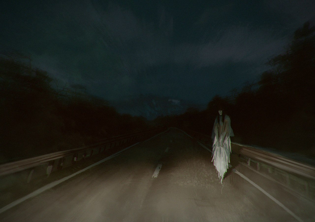 Призрак на дороге