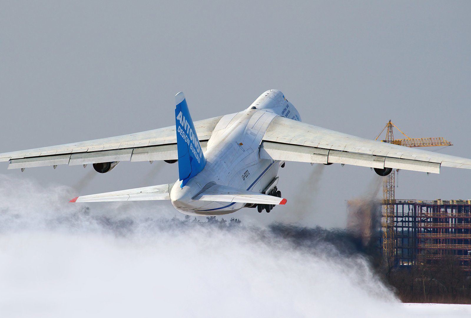 Первый полет российского самолета. АН-124 Кондор.