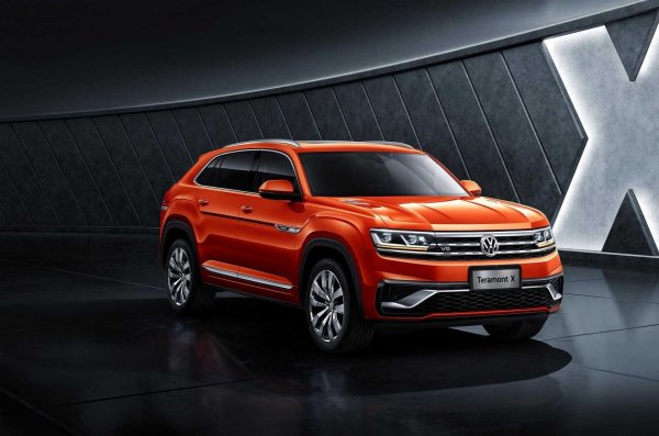 Стремительный силуэт и новая оптика: Купеобразный Volkswagen Teramont X готов дебютировать в Китае