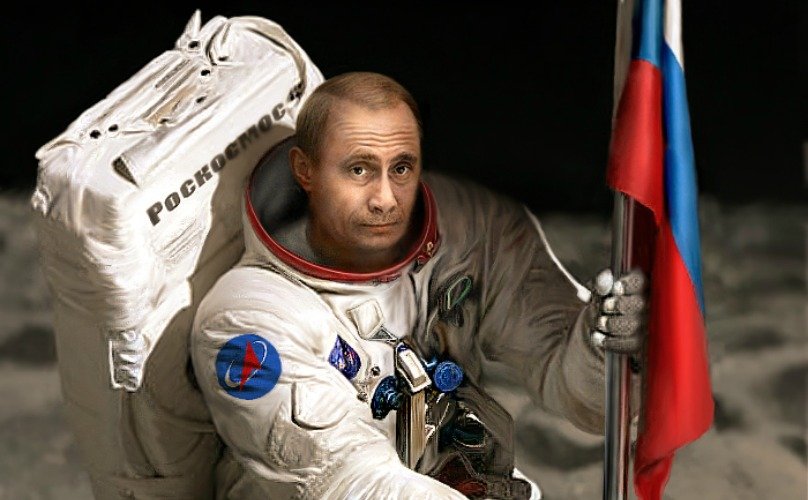Российский космонавт на Луне. Русские космонавты на Луне. Moon russia