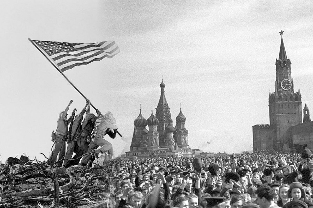 Сша 1945. Второй мировой войны США 1945. СССР 1945 год. Советское вторжение в США. Победа 1945 США.
