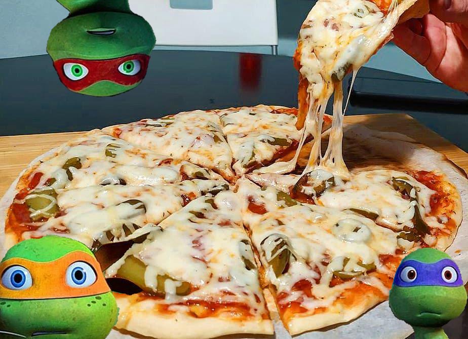 Teenage Mutant Ninja Turtles Pizza.