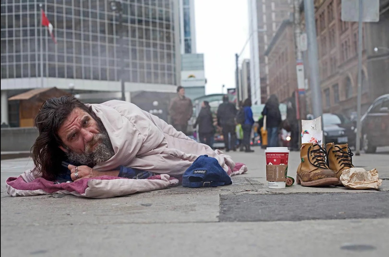 Бомжи сейчас. Американские бездомные.