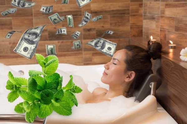 Лунный SPA-салон: Ванна с мятой сделает женщину богатой