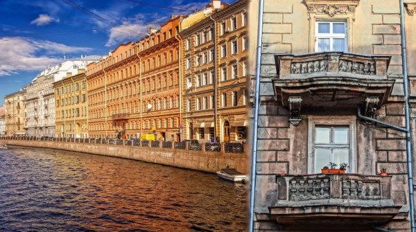 В Петербурге рухнули несколько балконов жилого дома