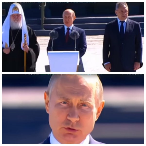 Путин провел День памяти и скорби в главном храме Минобороны